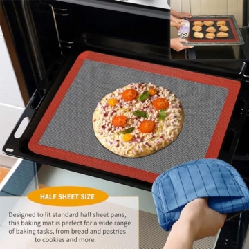 Professional Non-Stick Bread Baking Mat - Perforated Design