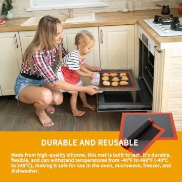 Professional Non-Stick Bread Baking Mat - Perforated Design