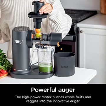 Ninja JC151 NeverClog Cold Press Juicer - Powerful & Quiet