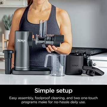 Ninja JC151 NeverClog Cold Press Juicer - Powerful & Quiet