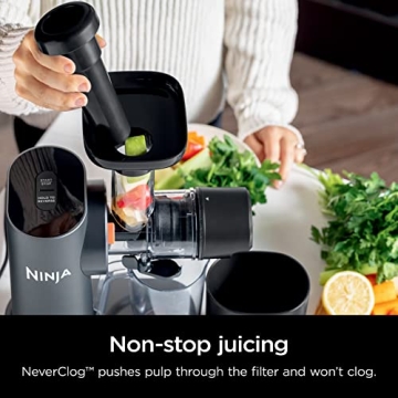 Ninja JC151 NeverClog Cold Press Juicer - Powerful & Quiet