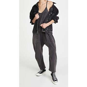 Free People Hot Shot One-Piece Activewear Wash Black for Women