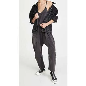 Free People Hot Shot One-Piece Activewear Wash Black for Women