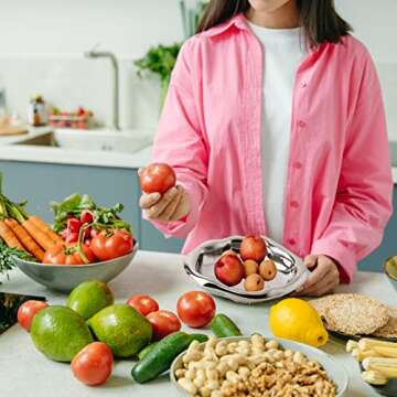 Modern Minimalist Ceramic Tray, 10.6"*7.5" Jewelry Countertop Organizer Tray for Home Decor, Dresser...