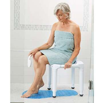 Carex Universal Bath Seat - Safe Shower Chair for Seniors