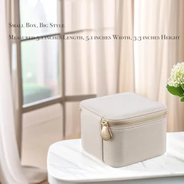 Vlando Travel Jewelry Box Organizer for Jewelry Sorting