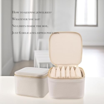 Vlando Travel Jewelry Box Organizer for Jewelry Sorting