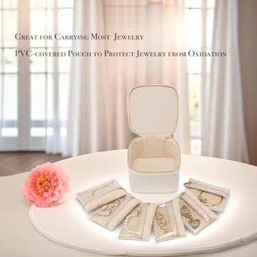 Vlando Travel Jewelry Box Organizer for Jewelry Sorting