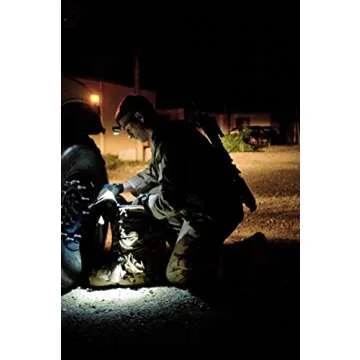 Princeton Tec Quad 4 LED Tactical Headlamp, Black