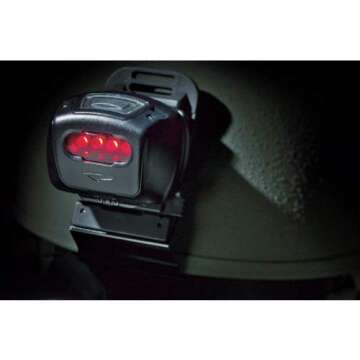 Princeton Tec Quad 4 LED Tactical Headlamp, Black