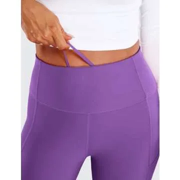 CRZ YOGA Fleece Lined Leggings for Women - Winter Warmth