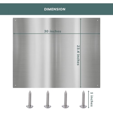 Stainless Steel Stove Backsplash - Easy Installation