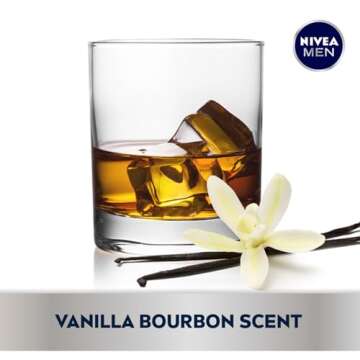 NIVEA MEN DEEP Active Clean Charcoal Body Wash, Exfoliating Body Wash for Men with Natural Charcoal, 3 Pack of 16.9 Fl Oz Bottles