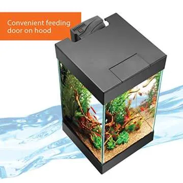 Aqueon Aquarium Starter Kit with LED Lighting, 15 Column 15