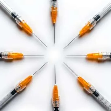 Ulove Prs 25 Pack 1ml Industrial Syringes with 25Ga 1 Inch Needle, Plastic Disposable Syringe and needle for Scientific Labs, Liquids Refilling and Measuring