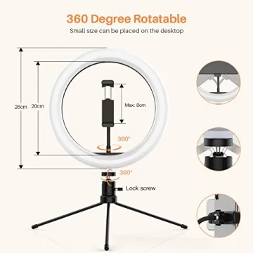 Yoozon Ring Light with Tripod for Perfect Lighting