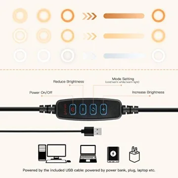 Yoozon Ring Light with Tripod for Perfect Lighting