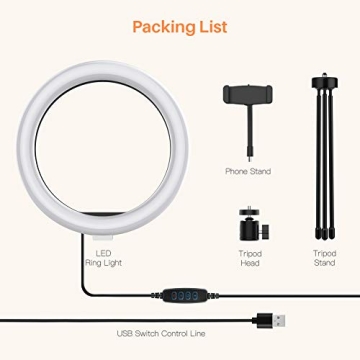 Yoozon Ring Light with Tripod for Perfect Lighting