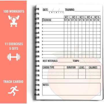 Workout Log Diary for Effective Fitness Tracking