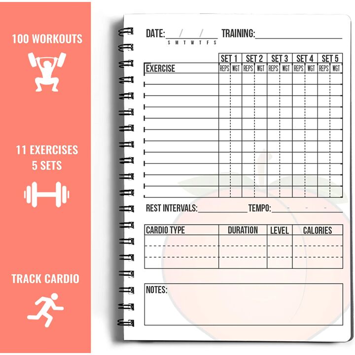 Workout Log Diary for Effective Fitness Tracking