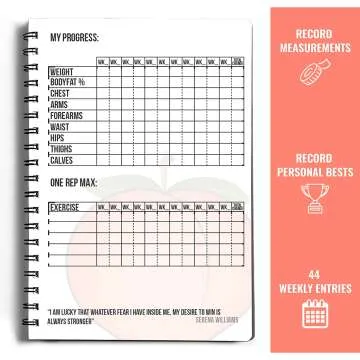 Workout Log Diary for Effective Fitness Tracking