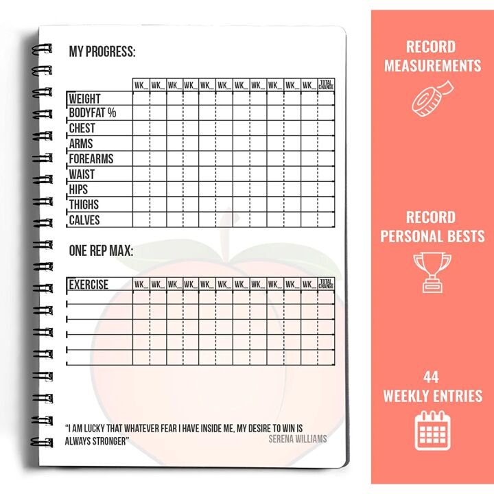 Workout Log Diary for Effective Fitness Tracking