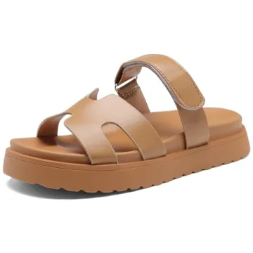 Dedenod Women's Thick Platform Slide Sandals Stylish Comfort