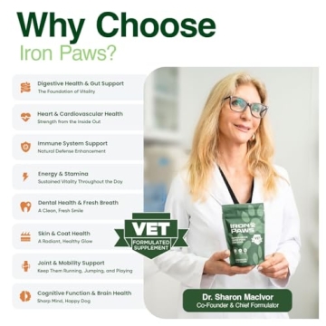 Iron Paws Superfood for Dogs Dental & Joint Health