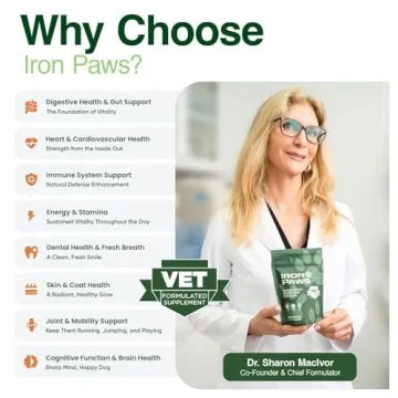 Iron Paws Superfood for Dogs Dental & Joint Health