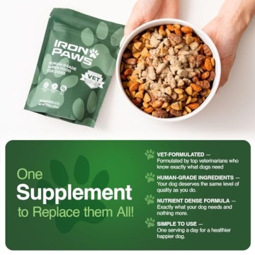 Iron Paws Superfood for Dogs Dental & Joint Health