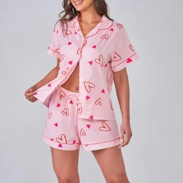 Cute Women’s Valentine’s Day Pajama Set for Comfort