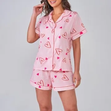 Cute Women’s Valentine’s Day Pajama Set for Comfort