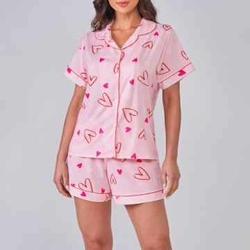 Cute Women’s Valentine’s Day Pajama Set for Comfort