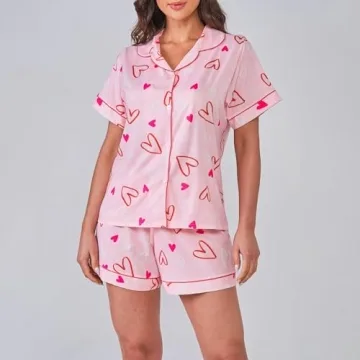 Cute Women’s Valentine’s Day Pajama Set for Comfort