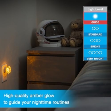 GE Jewel LED Night Light Amber Plug-in for Home Safety