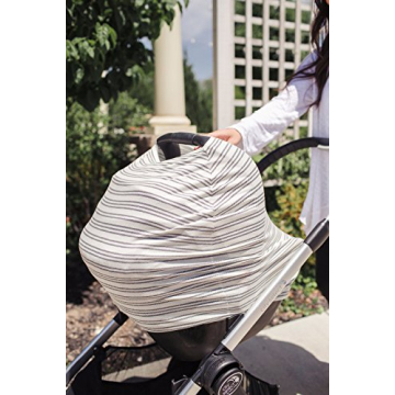 Copper Pearl Multi-Use Cover for Nursing & Car Seats | Stylish & Functional