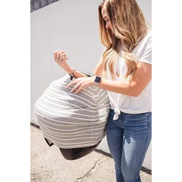 Copper Pearl Multi-Use Cover for Nursing & Car Seats | Stylish & Functional