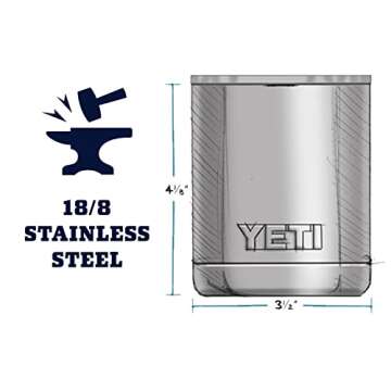 YETI Rambler 10 oz Lowball - Insulated Coffee & Cocktail Mug with MagSlider Lid