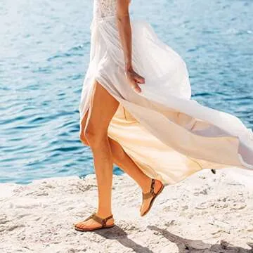 DREAM PAIRS Sparkly Gladiator Sandals for Women