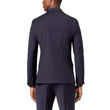Calvin Klein Men's Slim Fit Stretch Suit, Navy Dark, 40 Regular