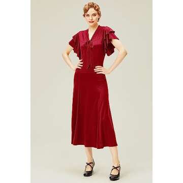 1920s Vintage Flapper Dress for Parties and Weddings