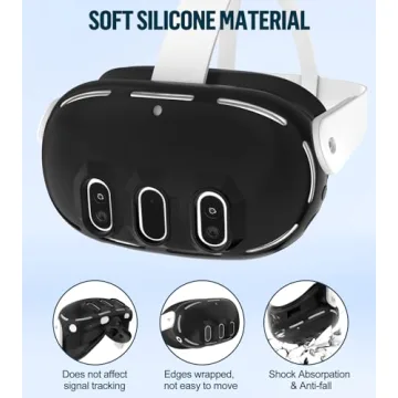Silicone Cover Set for Oculus/Meta Quest 3 VR Accessories