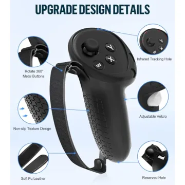 Silicone Cover Set for Oculus/Meta Quest 3 VR Accessories