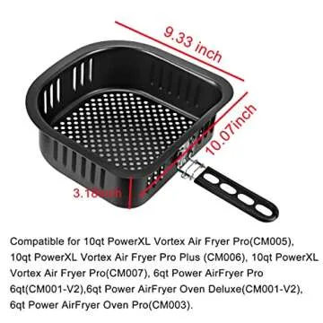 Enhanced Air Fryer Basket for PowerXL Vortex Air Fryer Pro