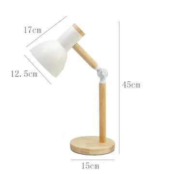 Himmel Adjustable Wooden Table Lamp for All Spaces