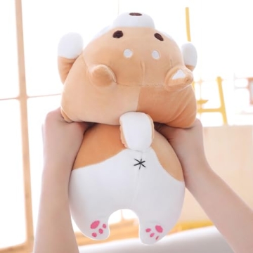 Shiba Inu Plush Pillow - Cute, Soft Stuffed Toy for All Ages