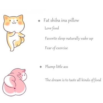 Shiba Inu Plush Pillow - Cute, Soft Stuffed Toy for All Ages