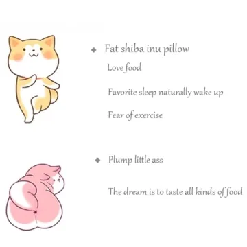 Shiba Inu Plush Pillow - Cute, Soft Stuffed Toy for All Ages