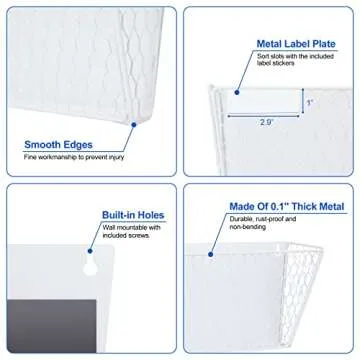 Magnetic File Holder - Durable & Stylish Organizer for Any Surface