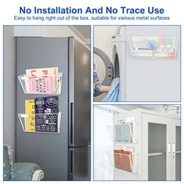 Magnetic File Holder - Durable & Stylish Organizer for Any Surface